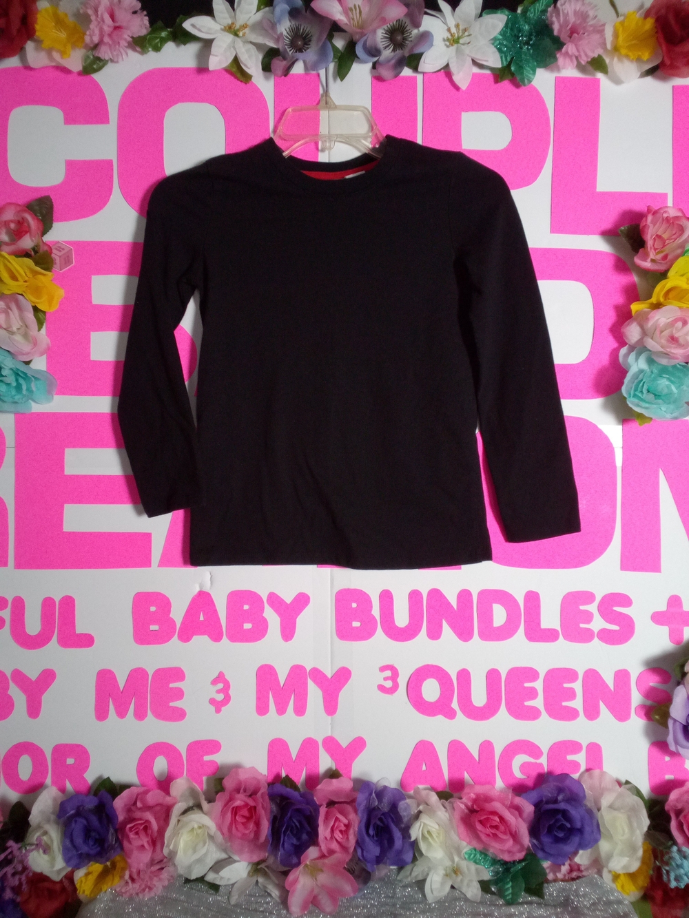 Black Long-Sleeve Kids' Shirt - Classic Everyday Top